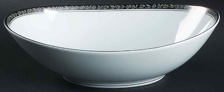 Silvester 10" Oval Vegetable Bowl by Noritake-1