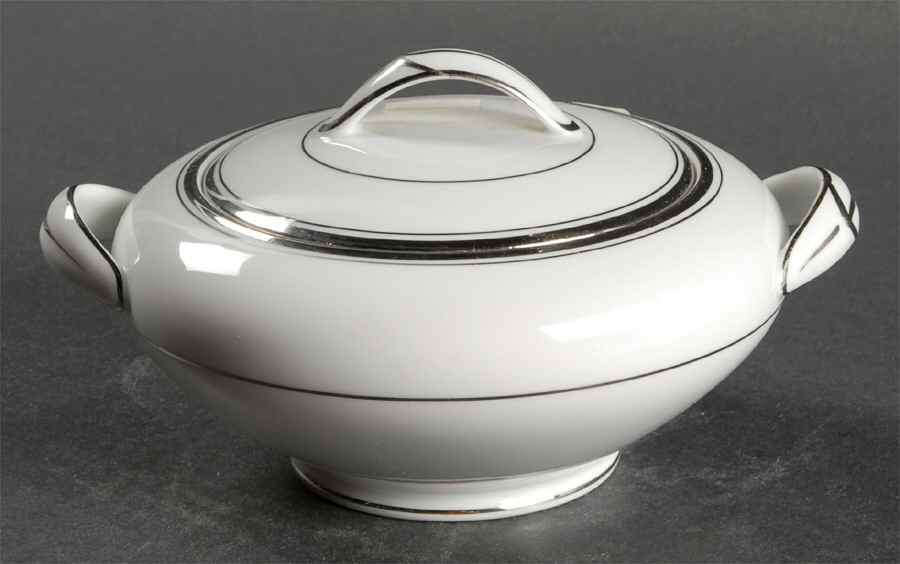 Silverton Sugar Bowl & Lid by Noritake-1