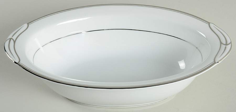 Silverton 10" Oval Vegetable Bowl by Noritake-1