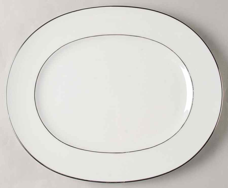 Silverdale 13" Oval Serving Platter by Noritake-1