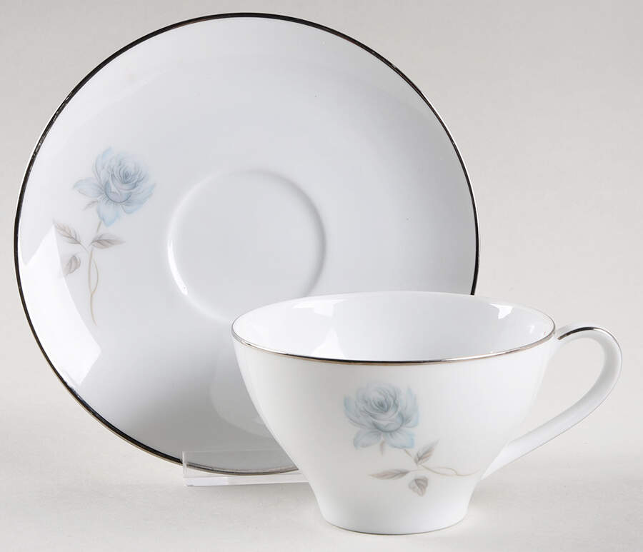 Simone Flat Cup & Saucer Set by Noritake-1