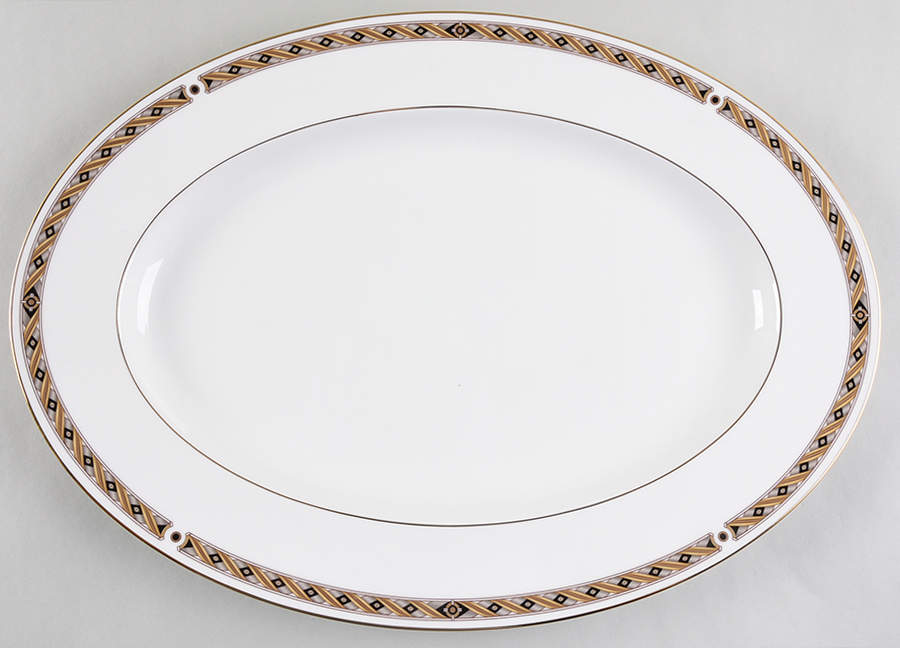 Sinclair 16" Oval Serving Platter by Noritake-1
