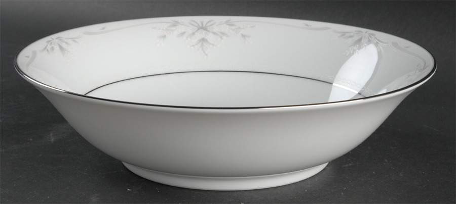 Silk Ribbons 9" Round Vegetable Bowl by Noritake-1