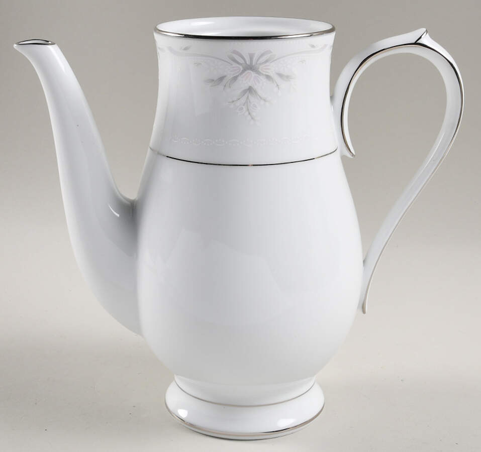 Silk Ribbons Coffee Pot No Lid by Noritake-1