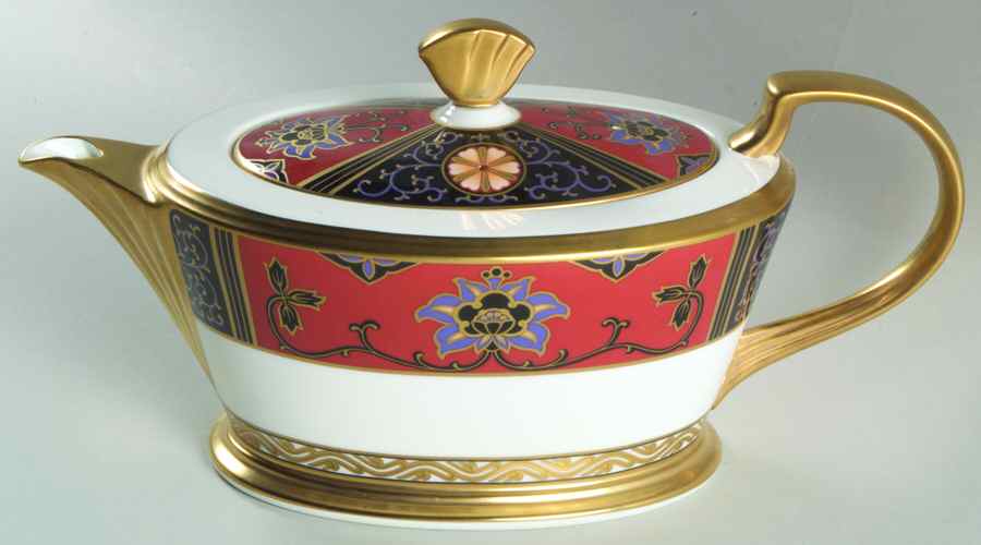 Silk Winds Teapot & Lid by Noritake-1