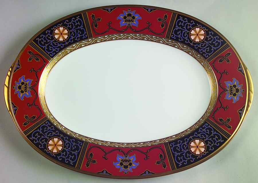 Silk Winds 12" Oval Serving Platter by Noritake-1