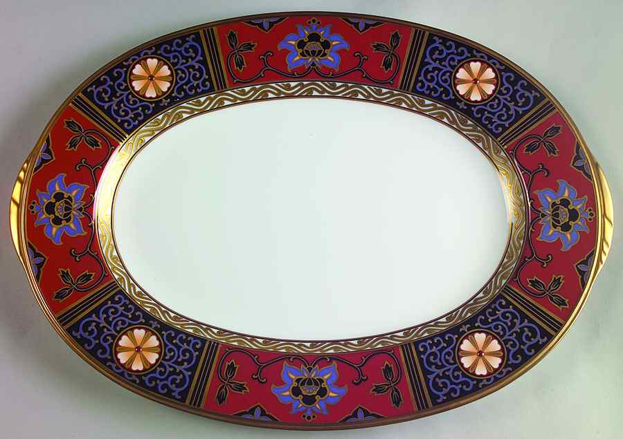 Silk Winds 14" Oval Serving Platter by Noritake-1