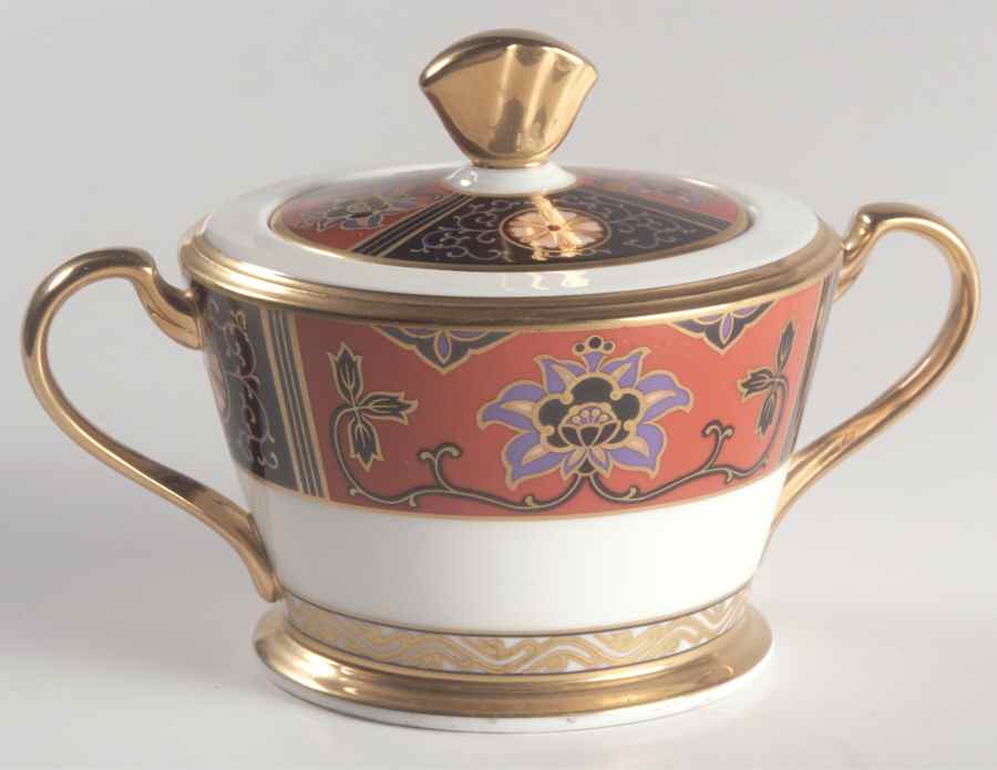 Silk Winds Sugar Bowl & Lid by Noritake-1