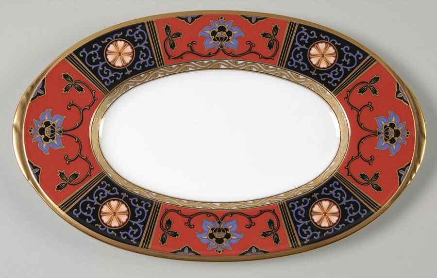 Silk Winds Relish/Butter Tray by Noritake-1