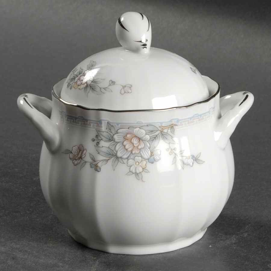 Smithfield Sugar Bowl & Lid by Noritake-1