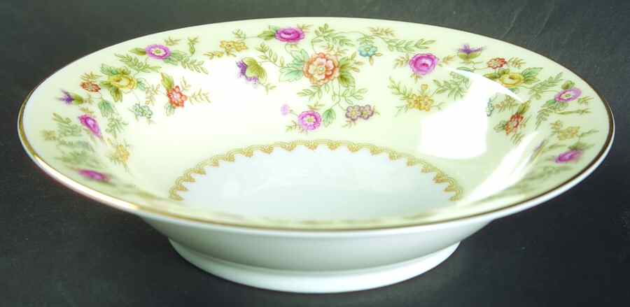 Smilax Rim Fruit/Dessert (Sauce) Bowl by Noritake-1
