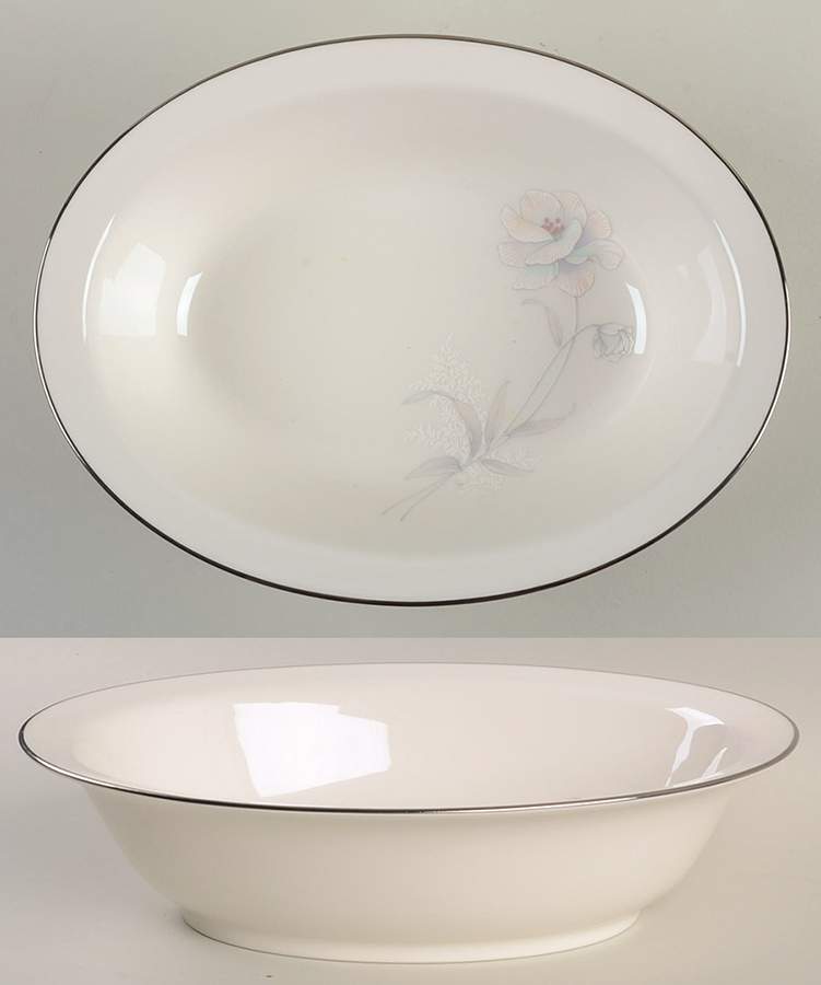 Snow Field 10" Oval Vegetable Bowl by Noritake-1