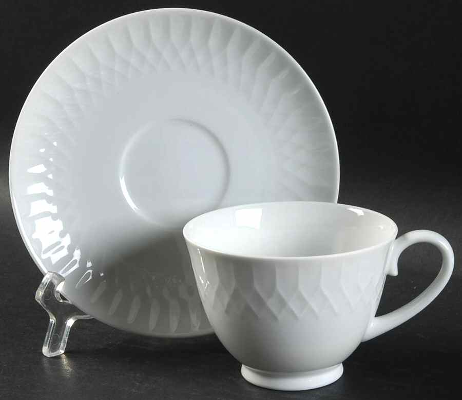 Snowden Footed Cup & Saucer Set by Noritake-1