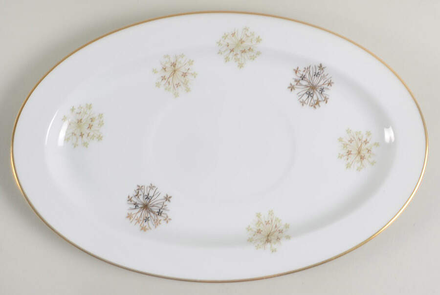 Snowflake (6908, 6934) Underplate for Gravy Boat by Noritake-1