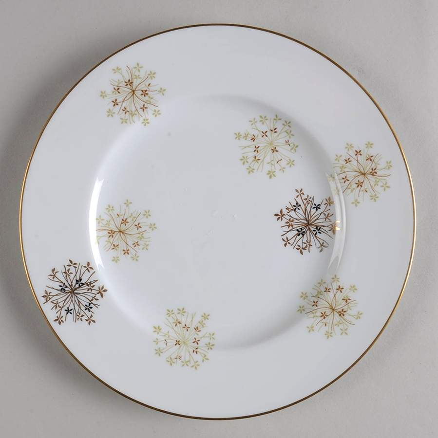 Snowflake (6908, 6934) Salad Plate by Noritake-1