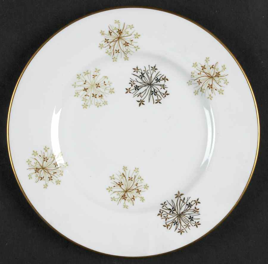 Snowflake (6908, 6934) Bread & Butter Plate by Noritake-1