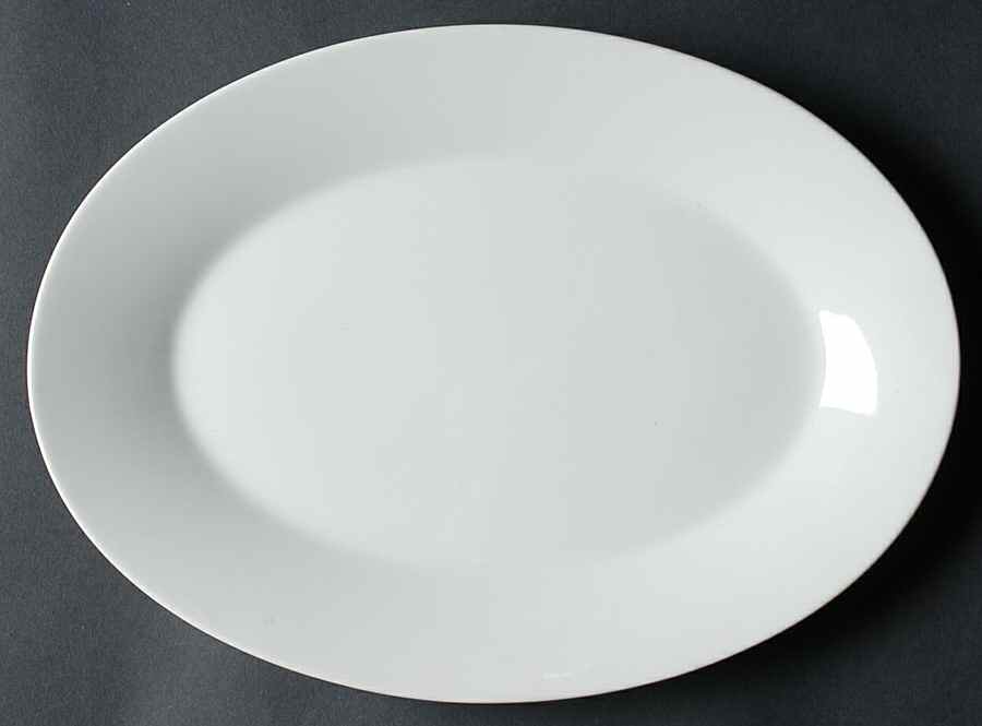 Snowville 12" Oval Serving Platter by Noritake-1