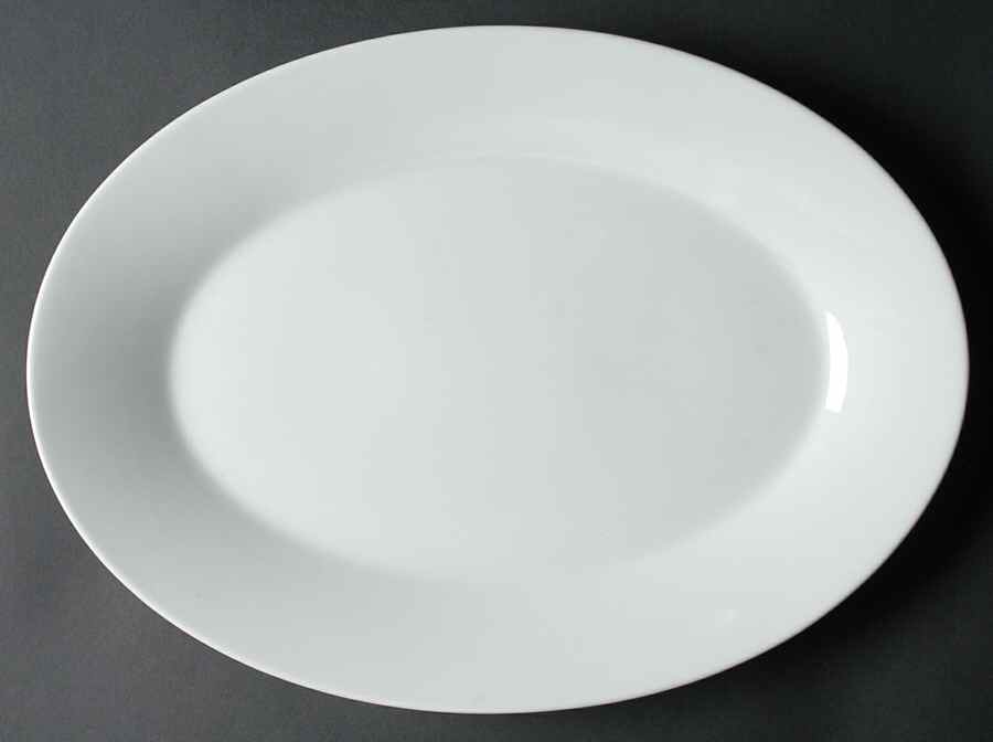 Snowville 14" Oval Serving Platter by Noritake-1