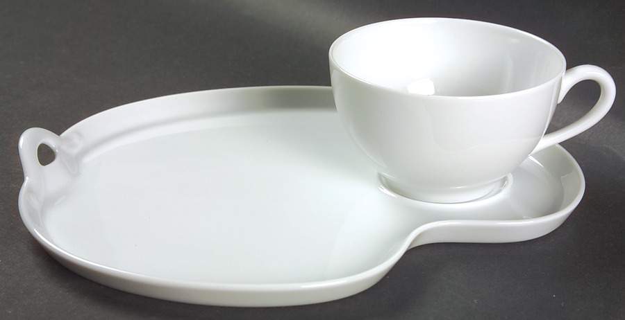Snowville Snack Plate & Cup Set by Noritake-1