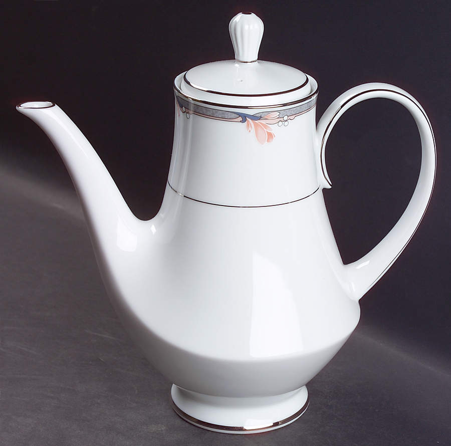 Snow Petal Coffee Pot & Lid by Noritake-1