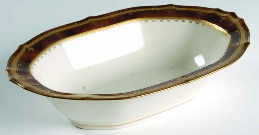 Solemn Amber 10" Oval Vegetable Bowl by Noritake-1
