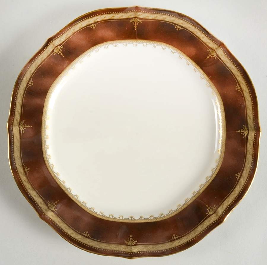 Solemn Amber Salad Plate by Noritake-1