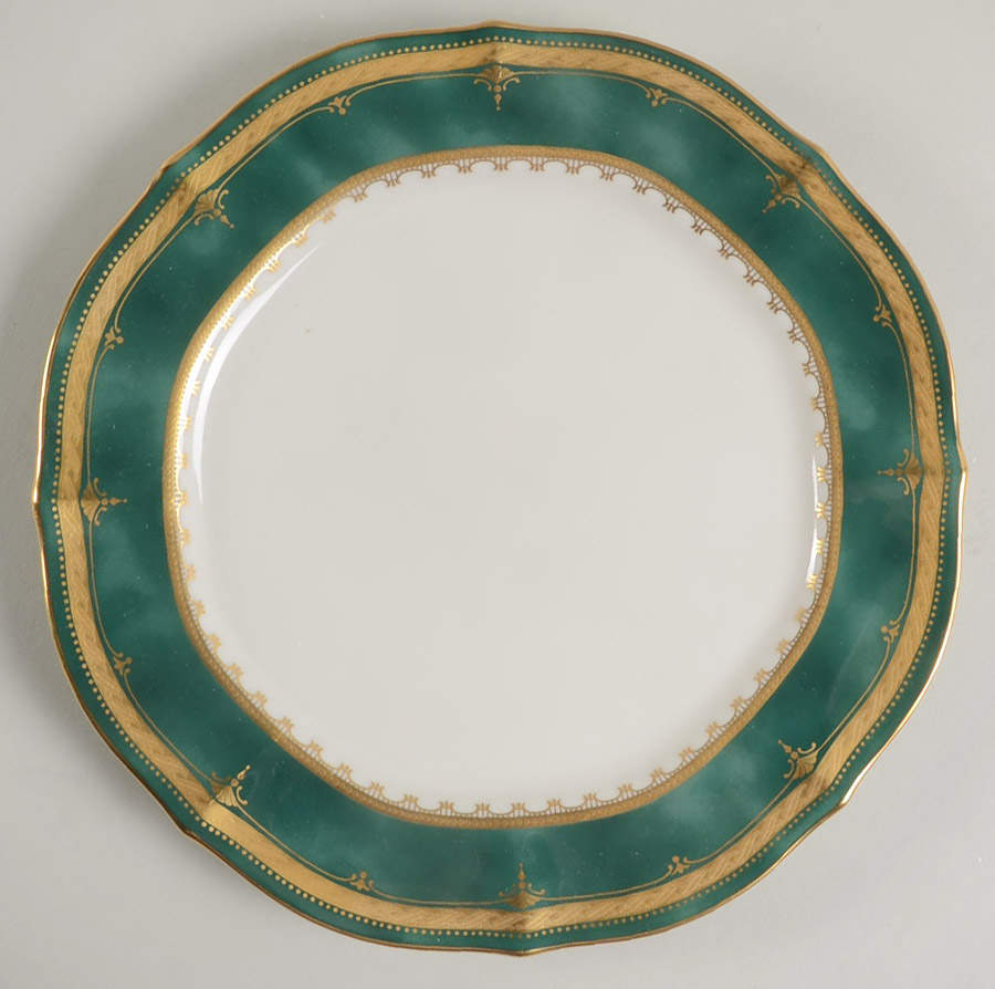 Solemn Emerald Salad Plate by Noritake-1