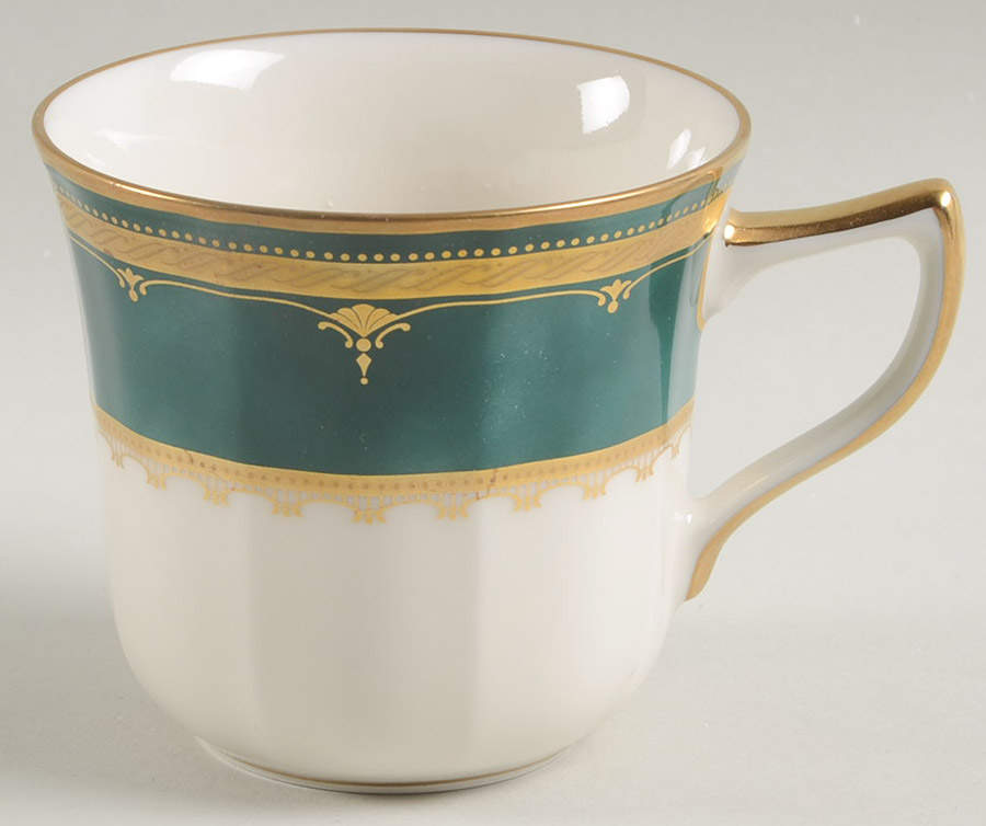 Solemn Emerald Flat Cup by Noritake-1