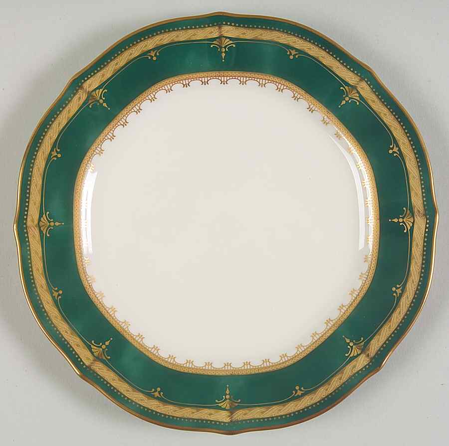 Solemn Emerald Bread & Butter Plate by Noritake-1