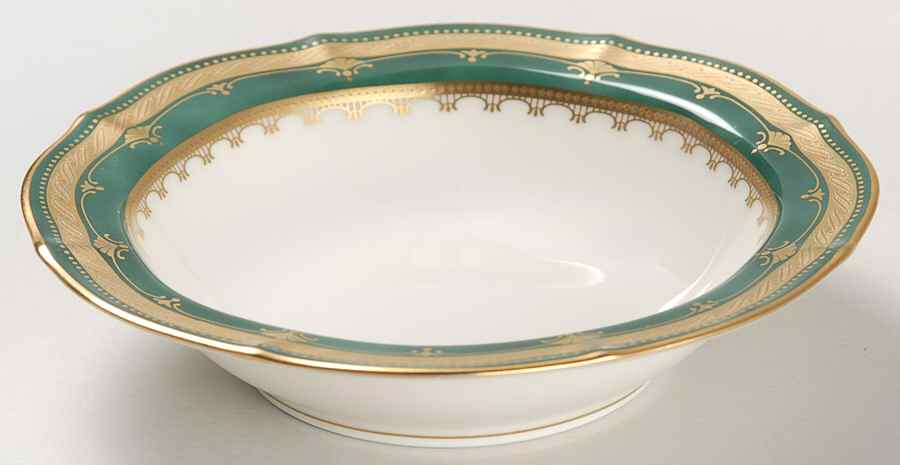 Solemn Emerald Rim Fruit/Dessert (Sauce) Bowl by Noritake-1