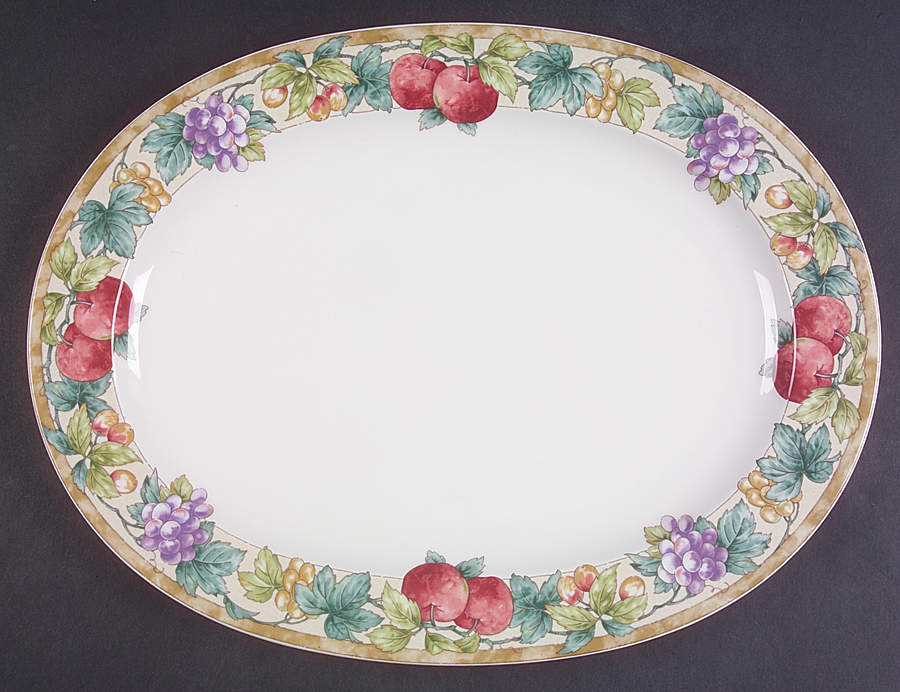 Sonoma Gardens 14" Oval Serving Platter by Noritake-1