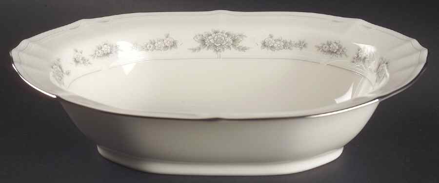 Southern Lace 10" Oval Vegetable Bowl by Noritake-1