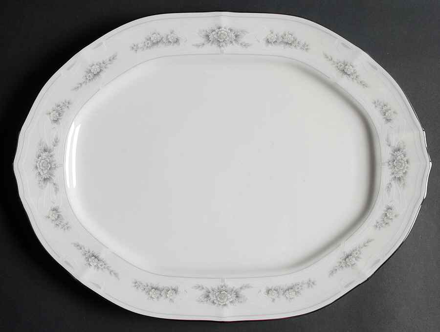 Southern Lace 14" Oval Serving Platter by Noritake-1