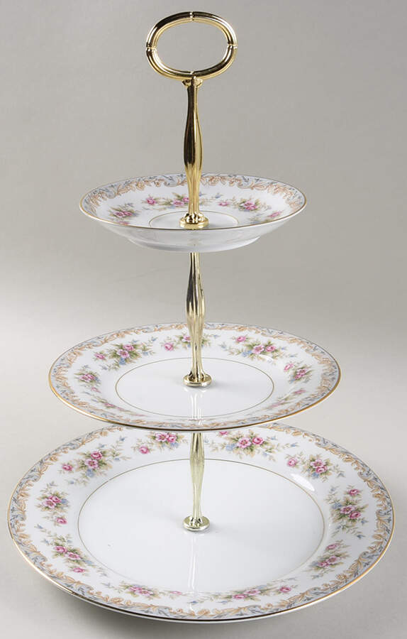 Somerset 3-Tiered Serving Tray (DP, SP, BB) by Noritake-1