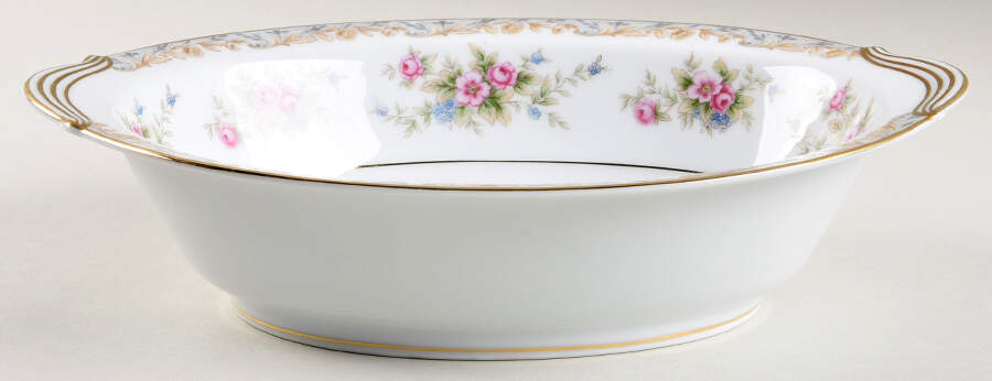 Somerset 10" Oval Vegetable Bowl by Noritake-1