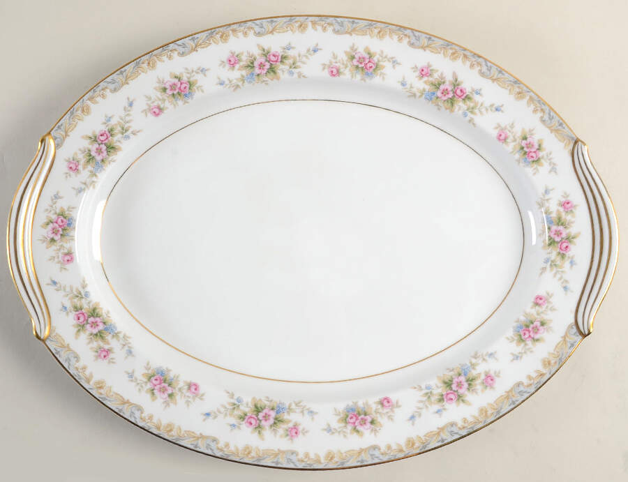 Somerset 16" Oval Serving Platter by Noritake-1
