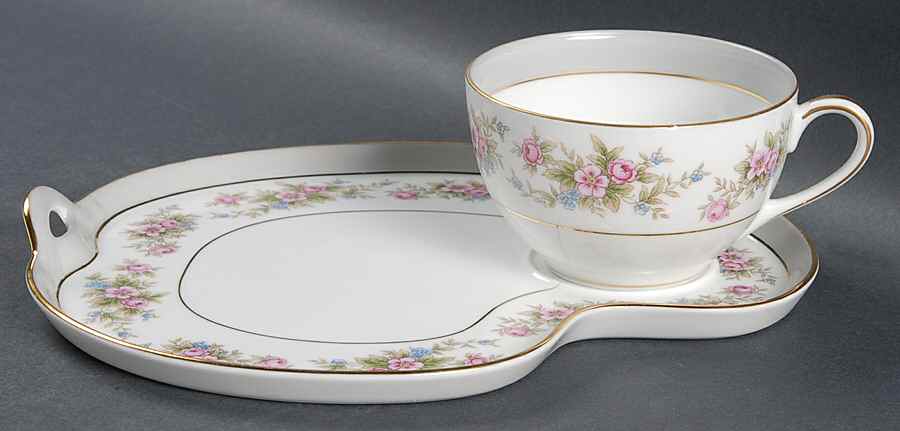Somerset Snack Plate & Cup Set by Noritake-1