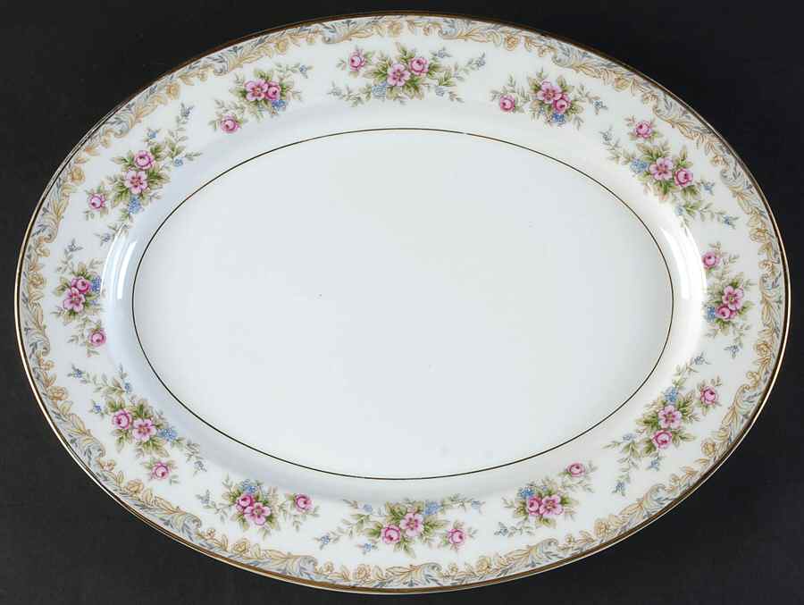 Somerset 13" Oval Serving Platter by Noritake-1