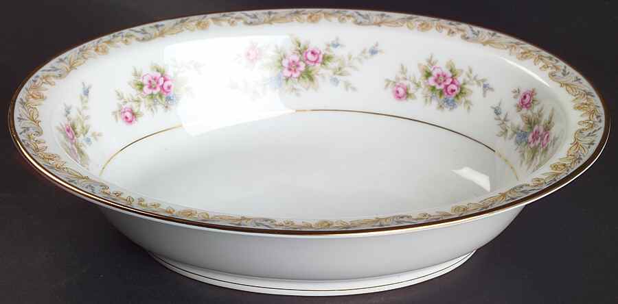 Somerset 10" Oval Vegetable Bowl by Noritake-1