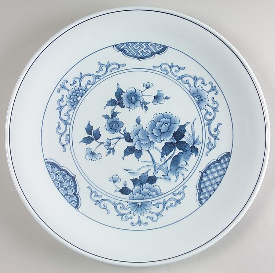 Sometsuke 12" Chop Plate (Round Platter) by Noritake-1