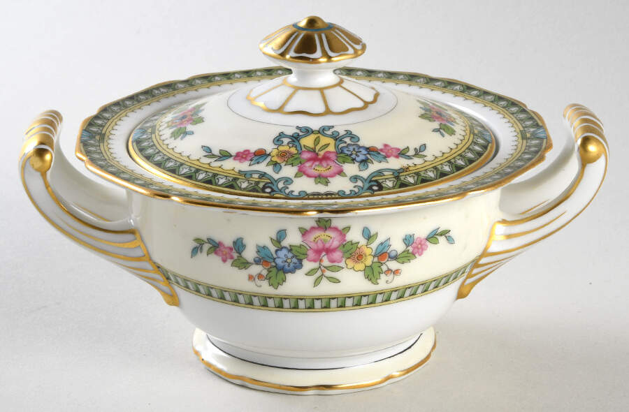 Somerset Sugar Bowl & Lid by Noritake-1