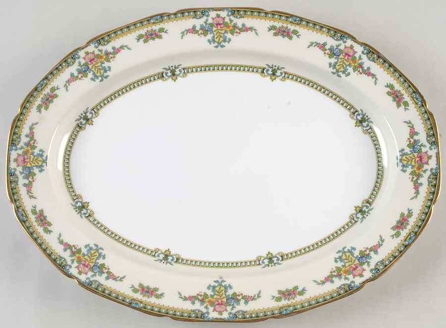 Somerset 15" Oval Serving Platter by Noritake-1