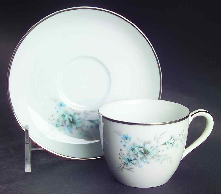 Sonnet Flat Demitasse Cup & Saucer Set by Noritake-1