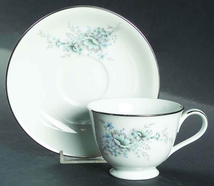 Sonnet Footed Cup & Saucer Set by Noritake-1