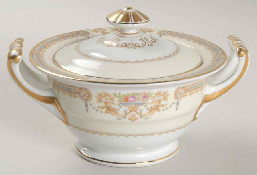 Sonoda Sugar Bowl & Lid by Noritake-1
