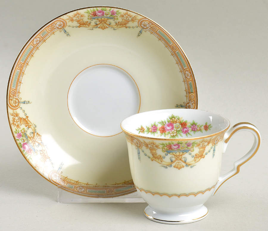 Sonora Footed Demitasse Cup & Saucer Set by Noritake-1