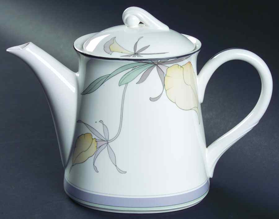 Society Orchid Tea/Coffee Pot & Lid by Noritake-1