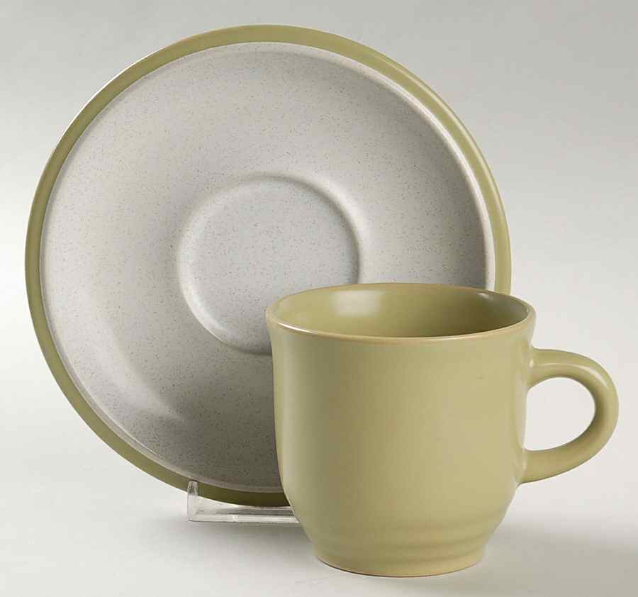 South Pacific Flat Cup & Saucer Set by Noritake-1