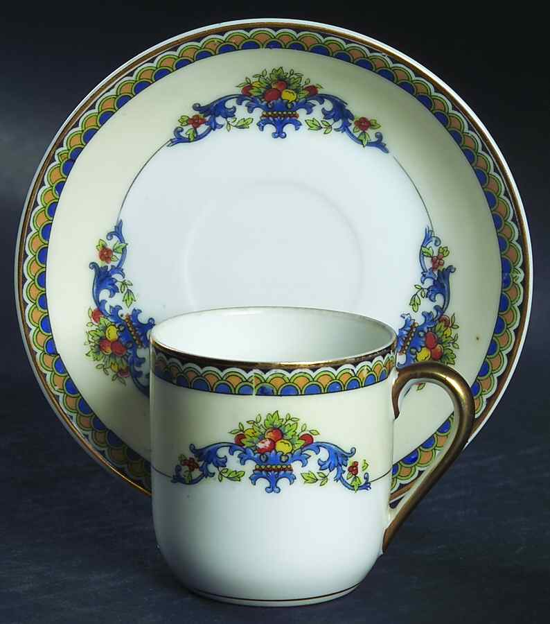 Sorrento Flat Demitasse Cup & Saucer Set by Noritake-1