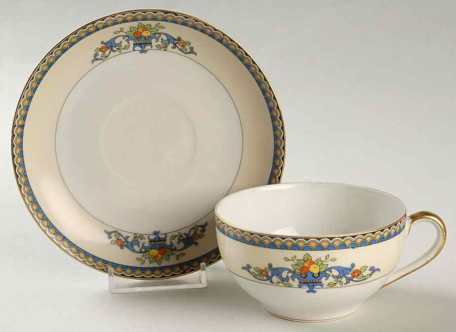 Sorrento Flat Cup & Saucer Set by Noritake-1